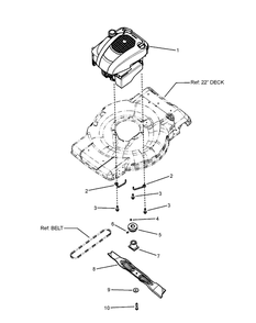 Group, Engine, 875 Ser Quantum, Deere Es Fc Diagram and Parts List for 7800643-LP7800643-JS46FC 2010 Briggs and Stratton Lawn Mower